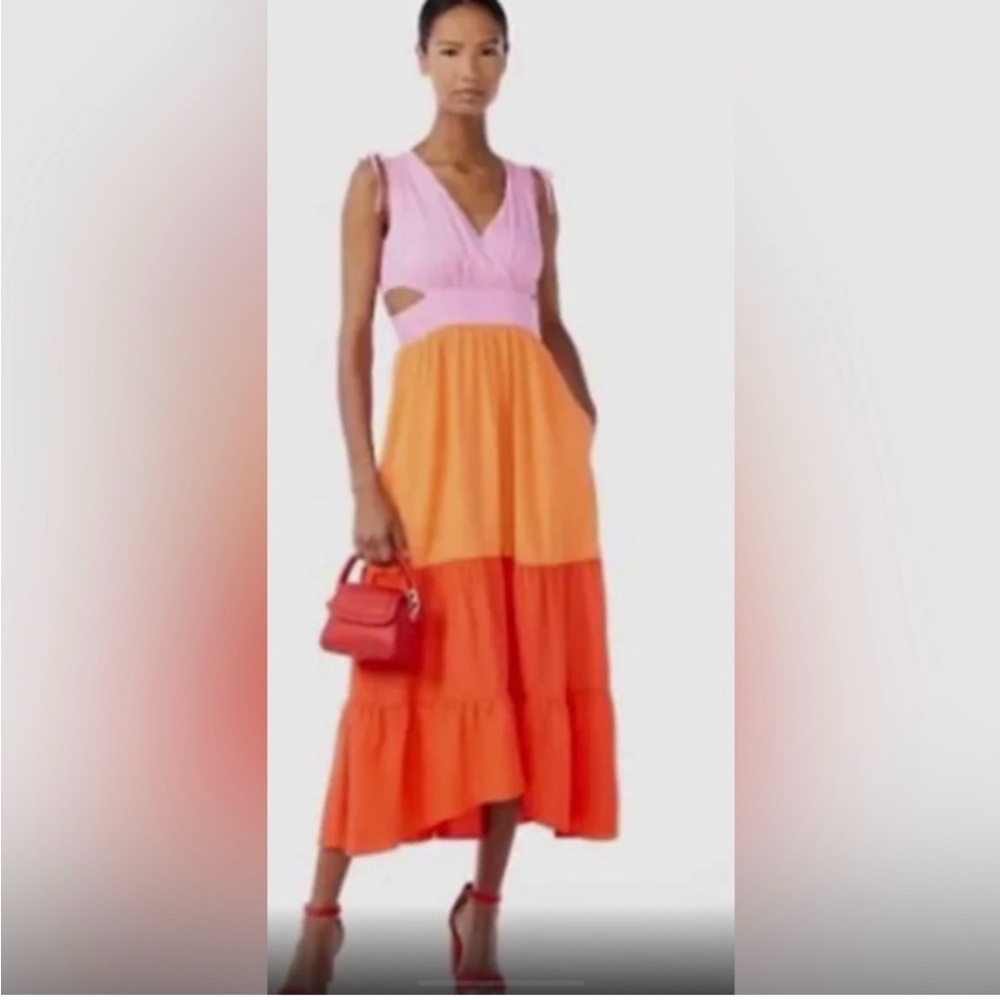Scoop bi color maxi dress new with tags - Picture 3 of 3